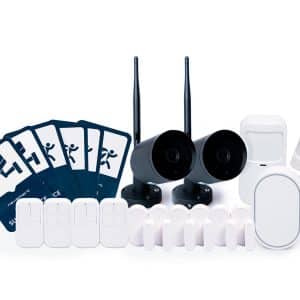 Nexsmartâ¢ medium smart alarm pakke med kamera (50-100m2)